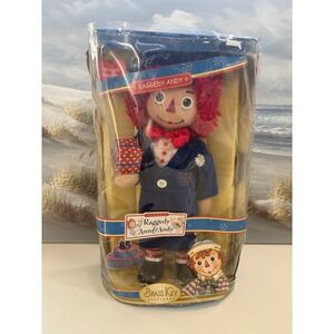 Brass Key Raggedy Andy Porcelain Keepsake Doll 85th Anniversary 2005
